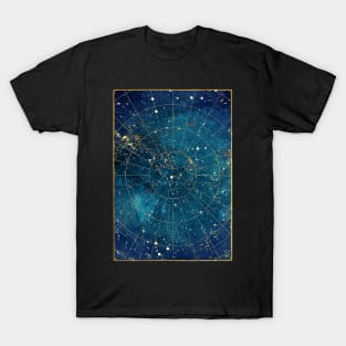 starmap: city lights T-Shirt